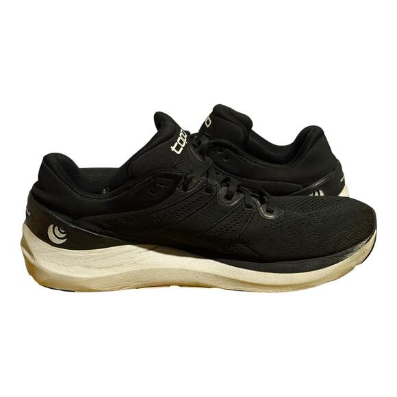 Topo Athletic Phantom 2 Black Running Shoes Men's Size 10 Cushioned Zipfoam - Picture 7 of 8